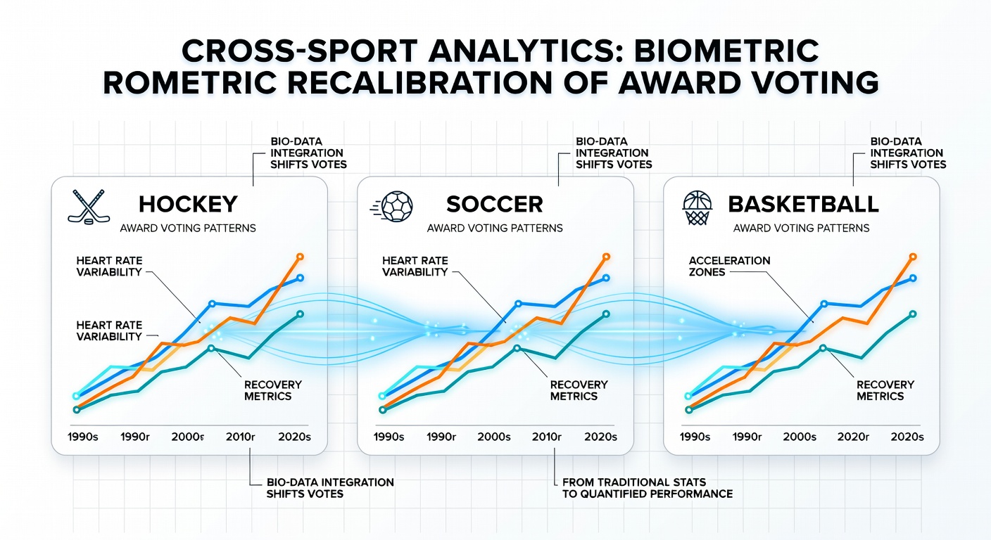 Biometric data visualization from wearables in professional sports analytics